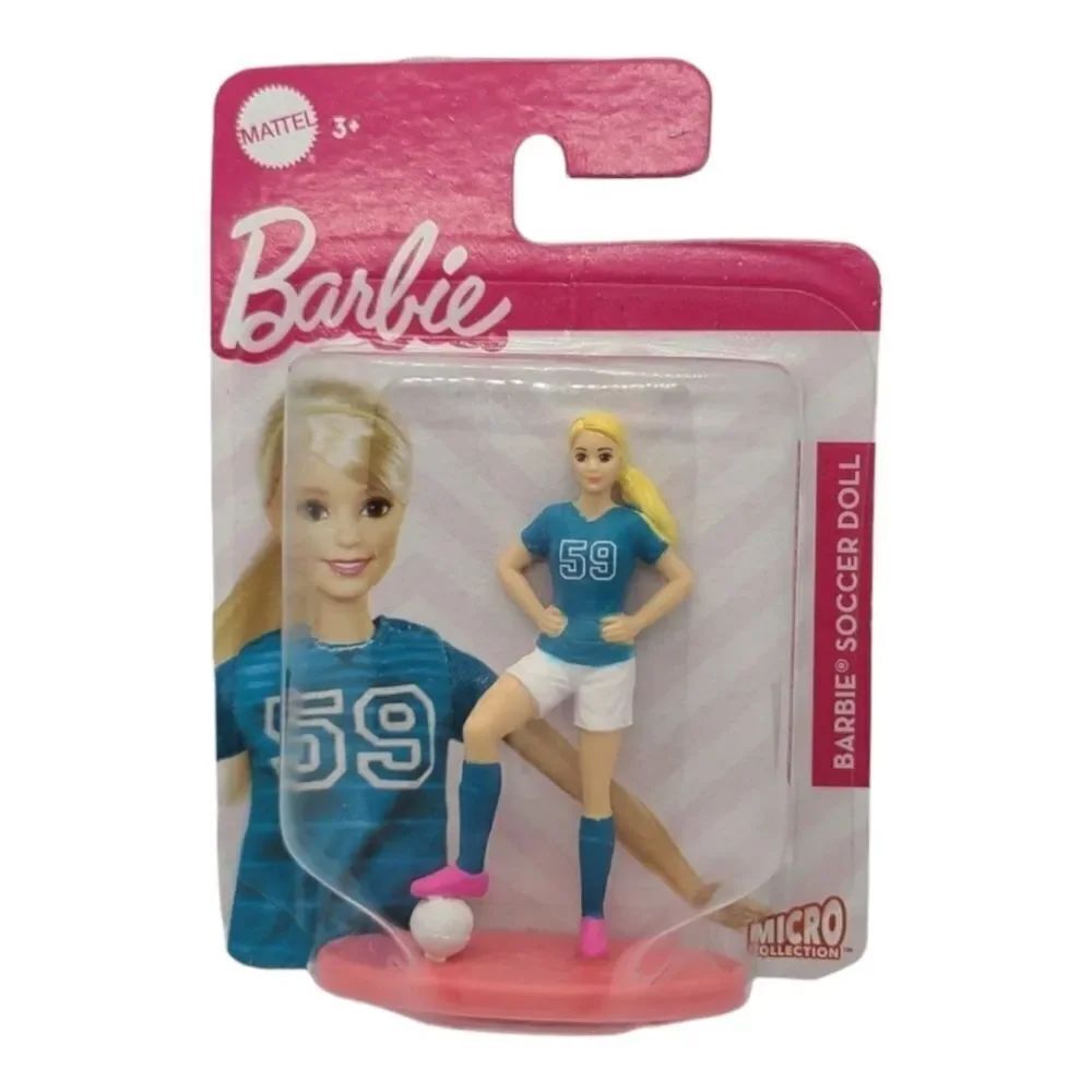 Barbie Soccer Doll Figure Women In Sports Mattel Collectible Mini Player Toy